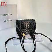 Bottega Veneta Small Parachute Black - 16.5*21*17cm - 3