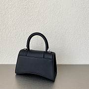 Balenciaga Black Hourglass XS Top Handle Mini Bag 19×13×8cm - 2