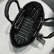 Balenciaga Black Bistro XS Basket With Strap 32*13*4cm - 2