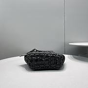 	 Balenciaga Black Bistro XXS Basket With Strap 17*15*8cm - 3