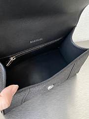 Balenciaga Black Glitter Hourglass Small Bag 23*15*10CM - 2