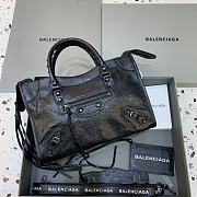 Balenciaga Le City Small Bag In Black Arena Lambskin Black Hardware Black 30*13*20cm - 1