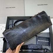 Balenciaga Le City Small Bag In Black Arena Lambskin Black Hardware Black 30*13*20cm - 4