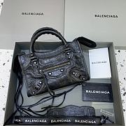 Balenciaga Le City XS Bag In Black Arena Lambskin Black Hardware Black 24*10*15cm - 1