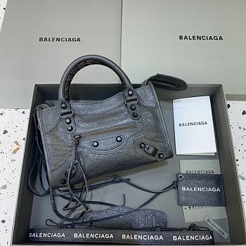 Balenciaga Le City XS Bag In Black Black Hardware 24*10*15cm