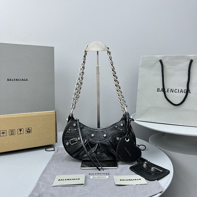 Balenciaga Le Cagole XS Black Shoulder Bag 25*13*6CM - 1