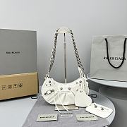 Balenciaga Le Cagole XS White Shoulder Bag 25*13*6CM - 1