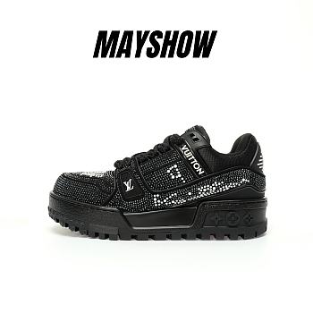 Louis Vuitton LV Trainer Maxi Black Swarovksi Crystals - 1ACEOJ