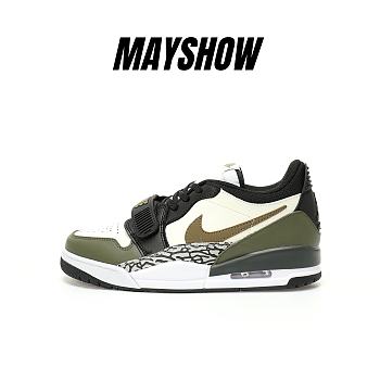 Air Jordan Legacy 312 Low Sail Black Medium Olive - CD7069-120