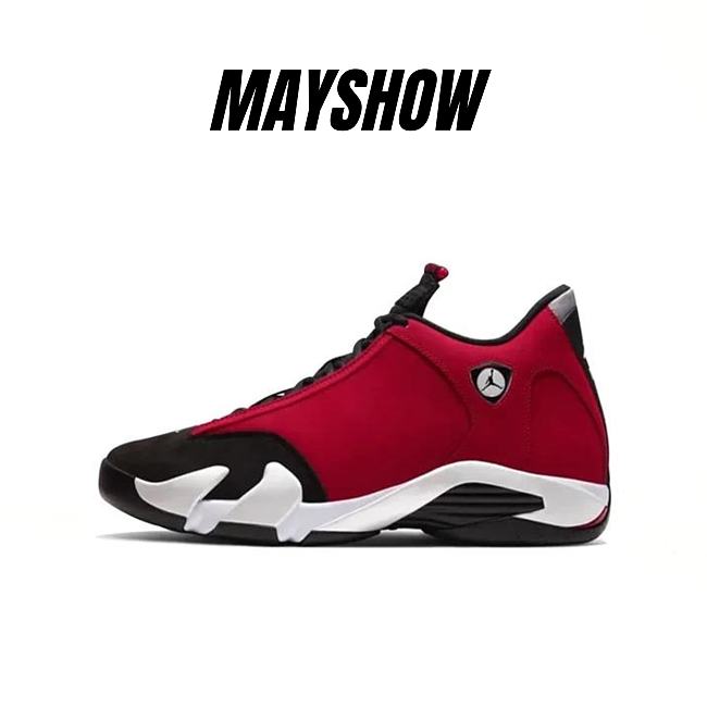 Air Jordan 14 Retro Gym Red Toro - 487471-006 - 1