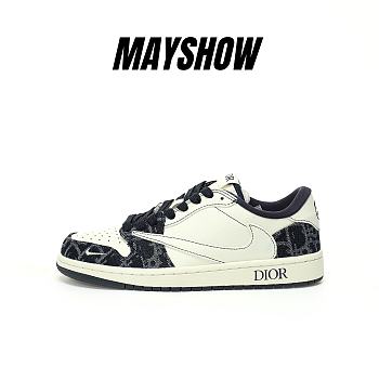 	 Air Jordan 1 Low Travis Scott Custom CH6336-017