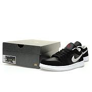 Air Jordan 1 Low Black Wolf Grey - 553558-032 - 4