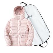 Moncler Barante Short Down Jacket FG00490 Pink  - 1