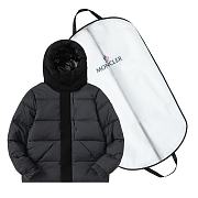 Moncler Black Madeira Down Jacket FG00480 Dark Grey - 1