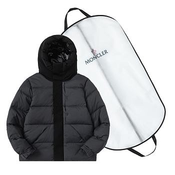 Moncler Black Madeira Down Jacket FG00480 Dark Grey