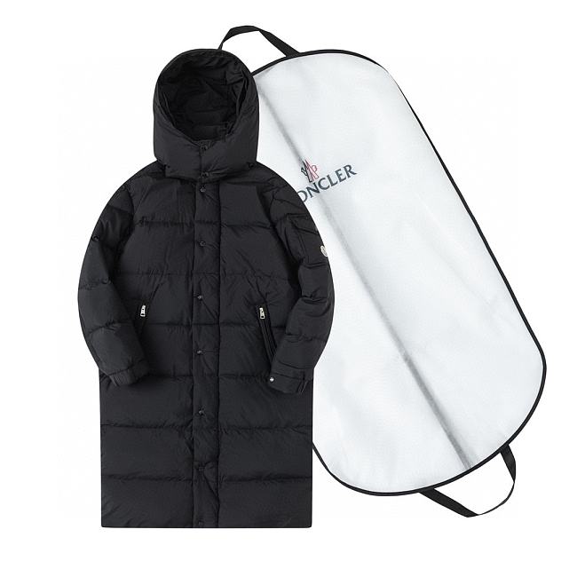 Moncler Hanoverian Long Down Jacket FG00535 Black - 1