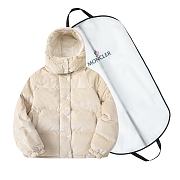 Moncler Daos Chenille Puffer Jacket FG00350 Beige - 1