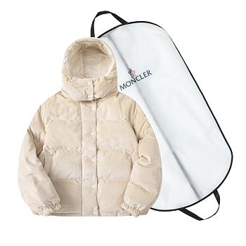 Moncler Daos Chenille Puffer Jacket FG00350 Beige