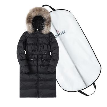 Moncler Boedic Long Down Jacket FG00605 Black