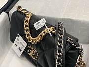 Chanel 19 Flap Bag Black Lambskin Mixed Hardware 26×16×9cm - 4