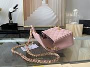 Chanel Classic Mini Flap Bag Golden Hardware Pink 17cm - 5