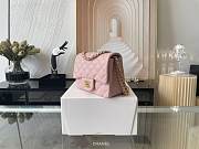 Chanel Classic Mini Flap Bag Golden Hardware Pink 17cm - 2