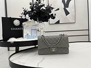 Chanel Classic Flap Bag Grey 25cm - 1