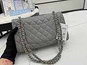 Chanel Classic Flap Bag Grey 25cm - 4