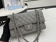 Chanel Classic Flap Bag Grey 25cm - 3