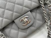 Chanel Classic Flap Bag Grey 25cm - 2