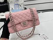 Chanel Classic Flap Bag Pink Silver  25cm - 3