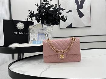 Chanel Classic Flap Bag Pink Gold  25cm