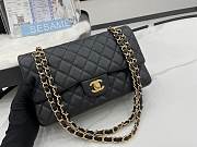 Chanel Classic Flap Bag Black Gold 25cm - 4