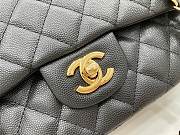 Chanel Classic Flap Bag Black Gold 25cm - 3