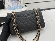 Chanel Classic Flap Bag Black Gold 25cm - 2