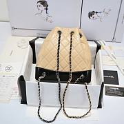 Chanel Gabrielle Backpack Beige 24*23*11.5cm - 3