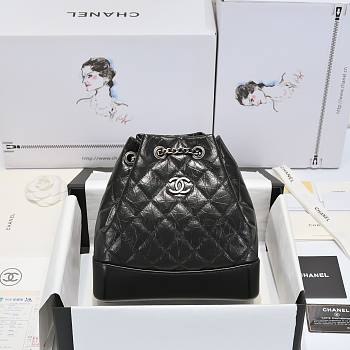 Chanel Gabrielle Backpack Black 24*23*11.5cm