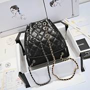 Chanel Gabrielle Backpack Black 24*23*11.5cm - 5