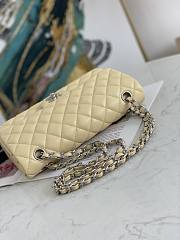 Chanel Jumbo Classic Double Flap Yellow Silver 25cm - 4