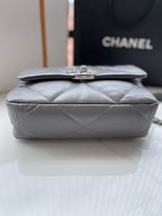 Chanel 19 Dark Grey Lambskin Mixed Hardware 26cm - 5