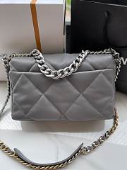 Chanel 19 Dark Grey Lambskin Mixed Hardware 30cm - 2