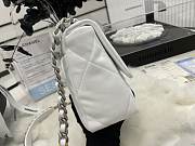 Chanel 19 White Lambskin Mixed Hardware Gold 26cm - 5