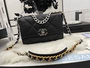 Chanel 19 Black Lambskin Mixed Hardware Gold 26cm - 3