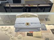 Chanel Chic Pearls Flap Bag White 17x15.5x5cm - 5