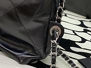 Chanel 22 Large Backpack Black Silver 34*29*8*cm - 5