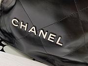 Chanel 22 Large Backpack Black Silver 34*29*8*cm - 3