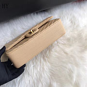 Chanel Classic Flap Beige Gold Quilted Leather 25cm - 3