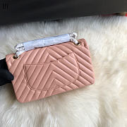 Chanel Classic Flap Pink Gold Quilted Leather 25cm - 4