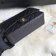 Chanel Classic Flap Maxi Caviar Flap Black Gold 33cm - 3