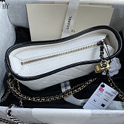 Chanel Gabrielle Hobo Bag White 20cm - 3